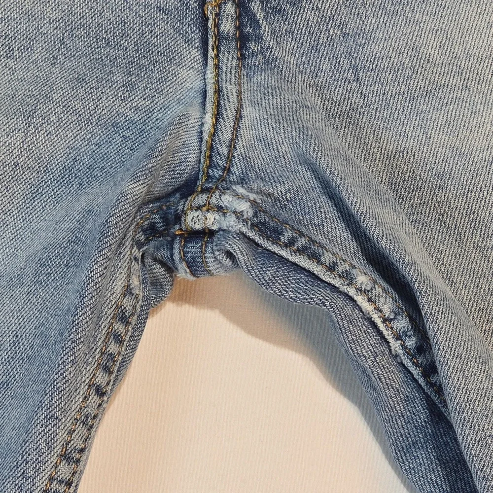 Levis 511 Slim Fit Light Wash Blue Denim Jeans Mens 34x36 04511-2210 - Picture 9 of 16
